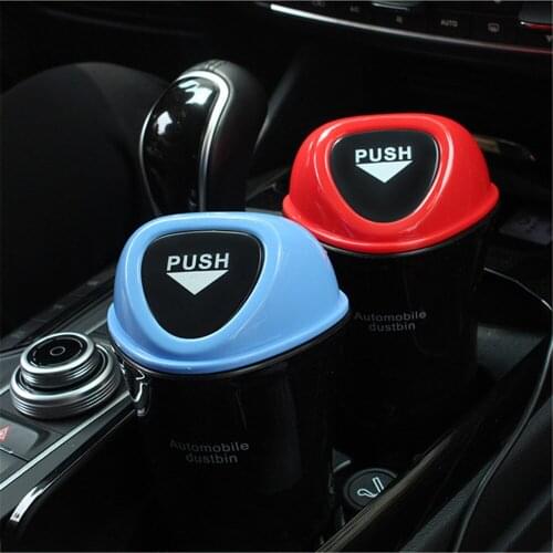 1 Pc Mini Car Trash Can Organizer Garbage Holder Automobiles Storage Bag Accessories Auto Door Seat Back Visor Trash