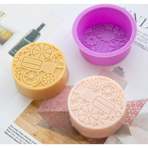 1PC Multifunctional Soap Molds For Soap Making Silicone Soap Mold Circle Cupcake Baking Pan Molds Making Supplies