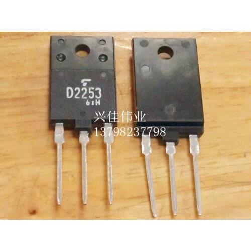 10PCS 2SD2253 D2253 color TV line output transistor original disassemble large screen line pipe