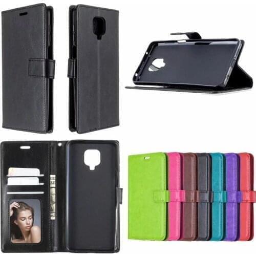 10pcs/lot Crazy Horse Wallet Leather PU TPU Cover TPU phone cases case for Xiaomi note 10 9 K30 8T 8 CC9 pro