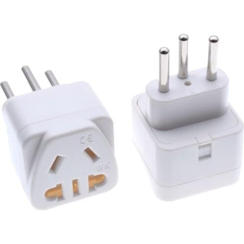 3pin Switzerland Conversion Plug Adapter US/EU/AU 3 Pin Switzerland Travel Plug Type J Swiss Plug Converter Plug