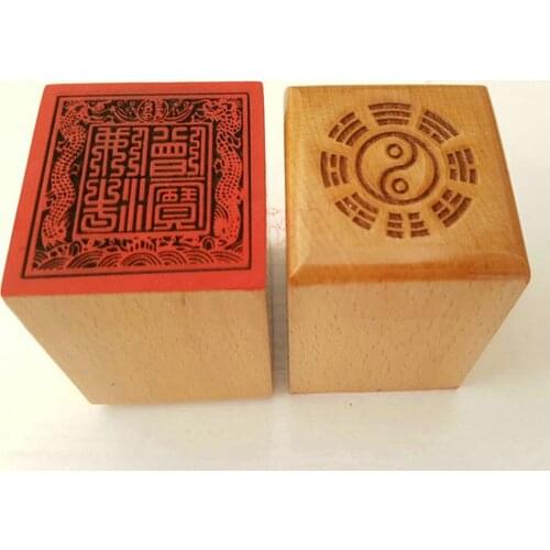 Taoist seal Dharma seal, double dragon Dharma, Sanbao seal, Buddhist dharma, monk seal, exquisite Taoist handicrafts