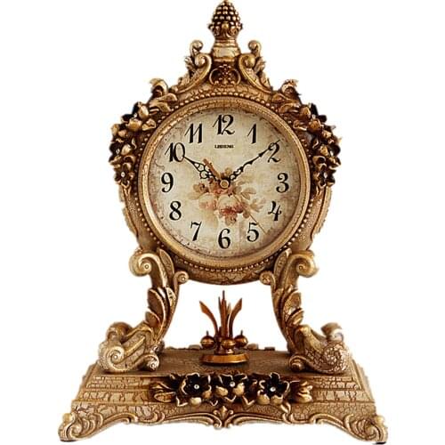 Decorative Vintage Table Clock Movement Standing Table Clock Digital Silent Electronic Relojes De Cocina School Watches EA60TZ