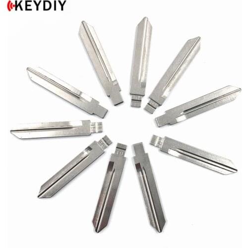 KEYDIY 10 pcs/lot Metal Blank Uncut FlipKD/JMD/VVDI Remote Replacement Key Blade 19# for FO38 Ford Mercury