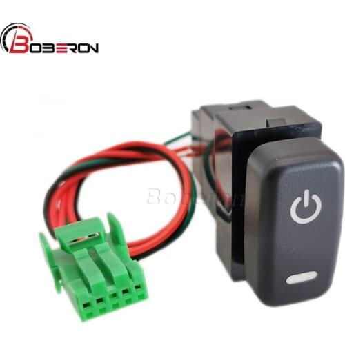 Red LED Power Light Push Button Switch For Mitsubishi Pajero V73 V93 V97