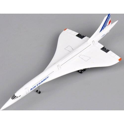 Concorde AirFrance Diecast Plane Model Airplane 1/400 Scale Diecast Airplane Aircraft Alloy Model Kids Toys Collections Gifts