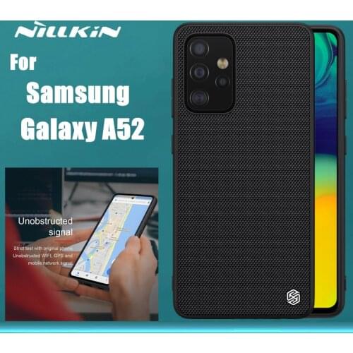 Nillkin for Samsung Galaxy A52 5G case back cover Textured protective Nilkin nylon fiber TPU PC cases For samsung A52 5g