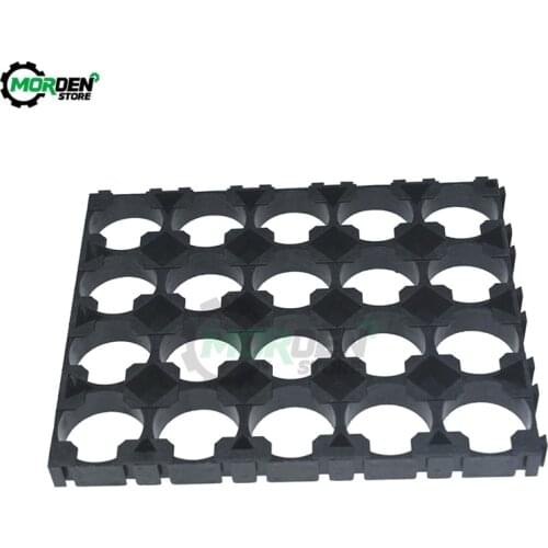 4*5 Plastic 18650 Battery Holder Bracket 4x5 Cell Spacer Radiating Shell Pack Plastic Heat Lithium Batteries Holder