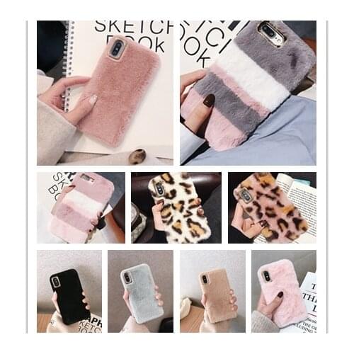 Luxury Fur Case for Motorola Moto G8 Power Life G9 Play G Stylus 5G Plus Pro E6 E6S E7 Z4 Play Fluffy Plush Case Cover Fundas
