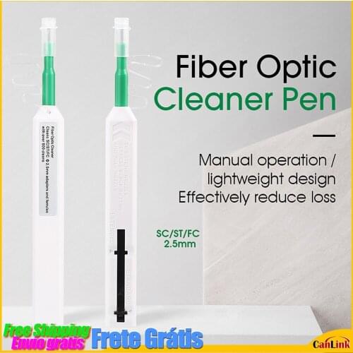 Fiber Optic Cleaner Pen Anti Static 800 times SC Adapter Connector cleaning tool 2.5mm Universal Fiber Optic Cleaning Pen