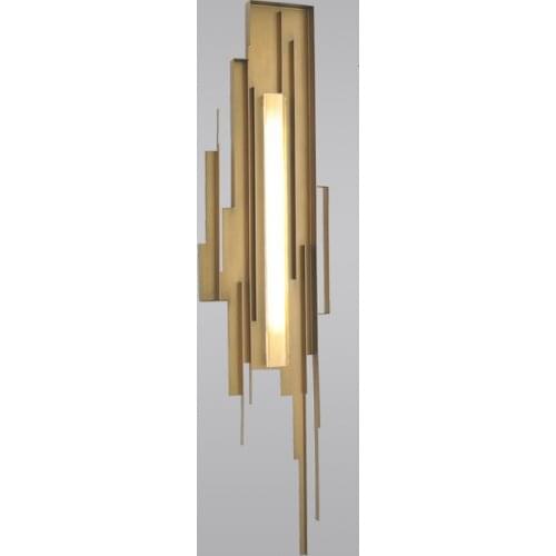 Scandinavian Nordic Wall Wood Light Glass Lampshade Corridor Balcony Bedside LED Side Wall Lamps Interior for Home Decor