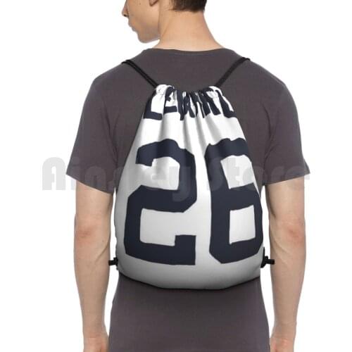 Dj Lemahieu Backpack Drawstring Bags Gym Bag Waterproof Baseball Football Hockey Basketball Sports Yankees Dj Lemahieu