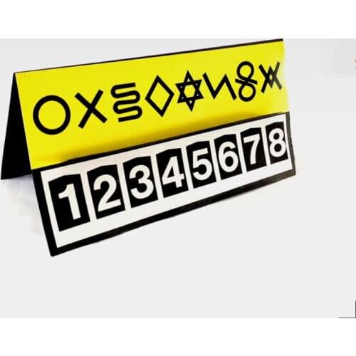 Psign Magic Card Magic Tricks,Mental Symbol With ESP Card,Mentalism,Gimmick,Stage Magic,Illusions,Magician Cards Prediction,Fun