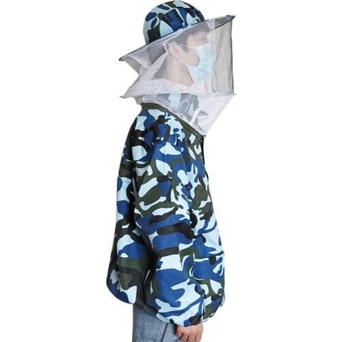 Beekeeping Protective Suit Clothe Jacket Beekeeper Suit Practical Protective Beekeeping Clothing Veil Dress With Hat Equip Suit