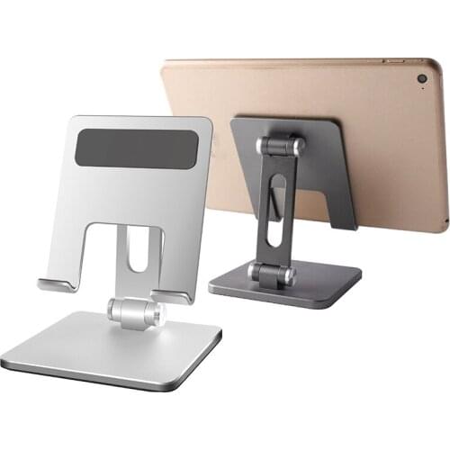 1 Pc Tablet Computer Stand Desktop Bracket Lazy Folding Aluminum Alloy Bracket For iPad For Huawei For Apple Mobile Phone Holder