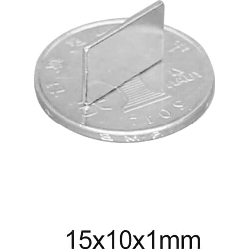 20~300PCS 15X10X1 mm Block Powerful Magnet 15*10*1 mm Bulk Sheet Neodymium Magnet 15x10x1mm Strong Permanent NdFeB Magnets
