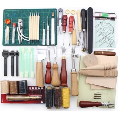 2020 Leather Tools Sets with Wide Shovel Cutting Edge Grooving Belt Punch Leather Cut Knife Leathercraft Patchwork Tool DIY New
