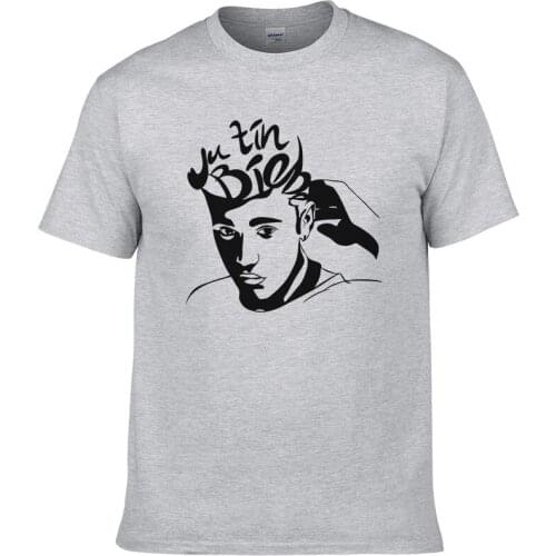 2021 Vintage Creative Design Justin Bieber T Shirt Men/Women Retro Graphic T-Shirt Fans Tops Cool Tees