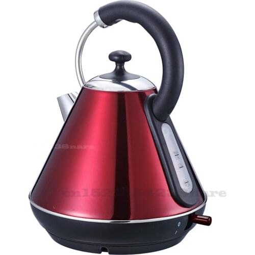 220V/1800W 1.8L Electric Kettle 304 Stainless Steel Household Water Kettle Auto Power-off Protection Portable Heating Pot