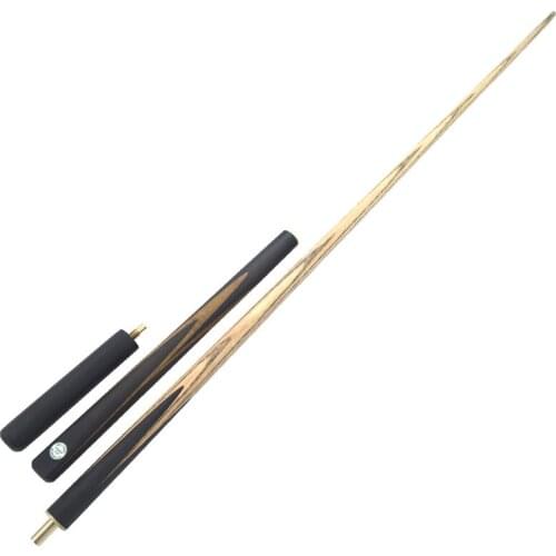 Free Shipping 2016 Handmade Ebony 3/4 Jointed Snooker Cues Sticks with 9.5mm Tips Inlay for four sides Tacos De Snooker China