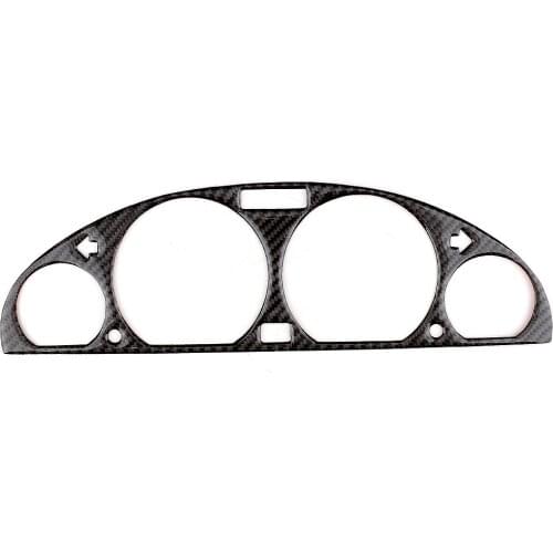Carbon Fiber Dashboard Frame Center Console Trim Sticker Fits for 3 Series E46 M3 98-05