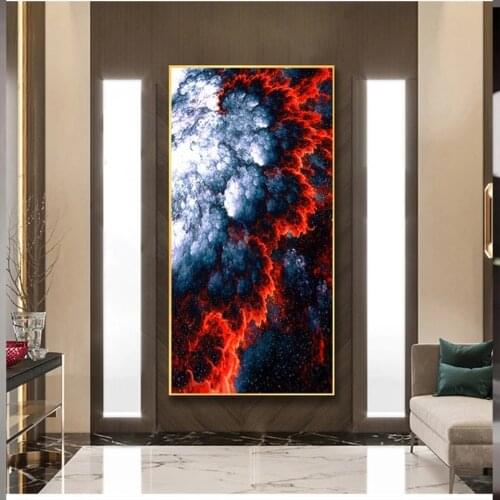 Colorful Clouds Abstract 5D Nordic Diy Diamond Painting Modern Artwork Diamond Embroidery Mosaic Crafts Wall StickersZP-4850