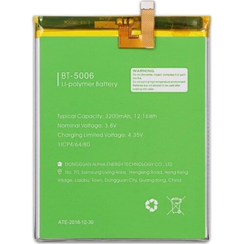 LEAGOO Power 2 BT-5006 Phone Battery For LEAGOO Power 2 BT-5006 3200mAh Hight Capacity 3.85V Top Quality Replacement Batteries