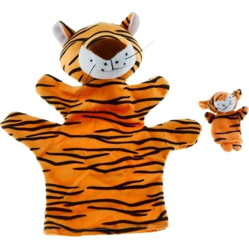 Cute Animal Shape Hand Puppet Finger Puppet Kids Learning Pre-school Toy Gifts