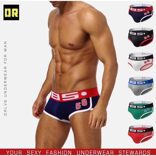 85 BS mens underwear cotton low waist sexy breathable boxers mens express bs68