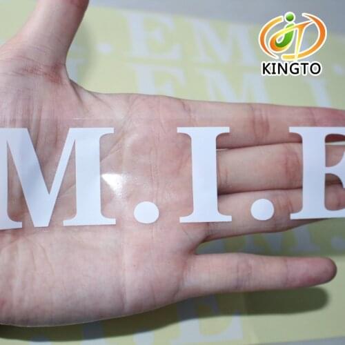 Printing Waterproof Vinyl Label High Transparent Clear Logo Sticker