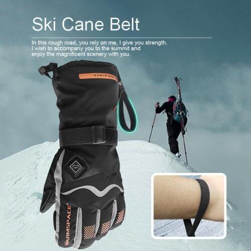 Heated Glove Battery Powered Gloves with Temperature Control Gloves with Rechargeable Battery for Men Women Motorcycle Skiing