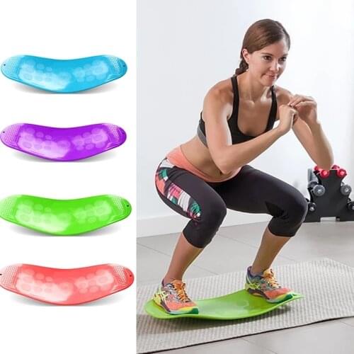 ABS Twisting Fitness Balance Board Simple Core Workout Yoga Gym Training Prancha Abdominal Leg Training Balance Exercise XA274A