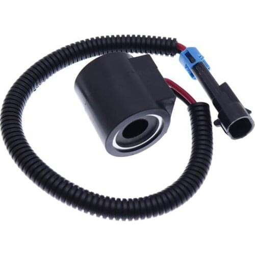 Connector Valve Coil 6671025 6309311 12V Fit for Bobcat Skid loader 337 341 450 453 463 553 653 751 753 763 773 7753 853 863 864