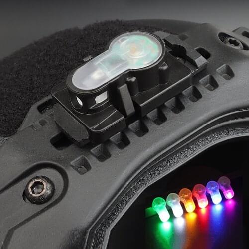 Tactical Helmet Safety Light Survival Lamp 5 Colors IPX-8 Waterproof Signal Lights Hunting Airsoft Molle Strobe Signal Indicator
