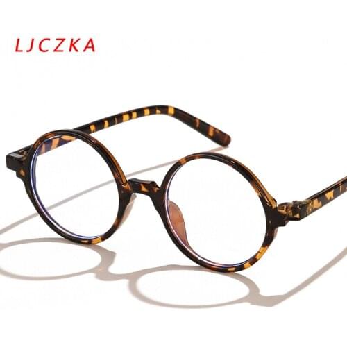 Unisex Leopard Office Anti Blue Light Glaases Fashion For Women Computer Glasses Blue Blocking Retro Gaming Glasses Frame Men