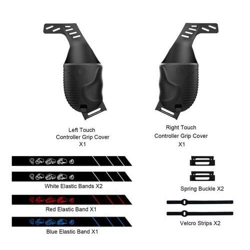 Protective Cover For Oculus Quest 2 VR Controller Protection Sleeve Skin Handle Grip Anti-drop Strap For Quest 2 VR Accessories