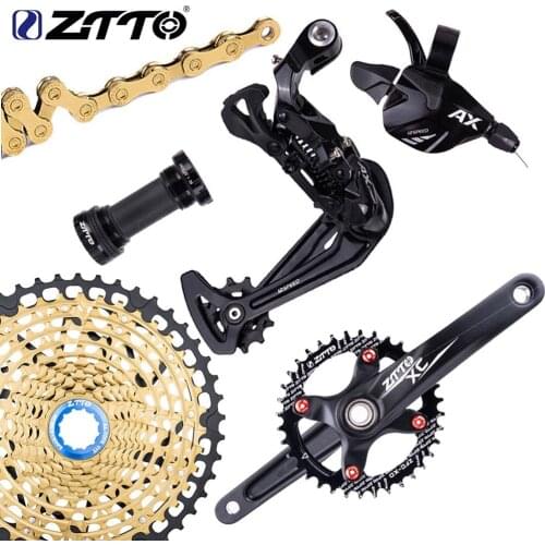 ZTTO HG 12 Speed MTB Bicycle Shifter Rear Derailleur Crank Set 1x12 Group set For 12speed Mountain Bike Cassette Kit 12s Chain
