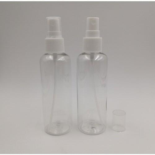 12pcs/lot 100ml PET empty mist spray bottle container, plastic refillable perfume atomizer bottle for cosmetic packaging