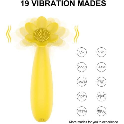 19 Speeds G Spot Vibrator Dildo Sex Toys Tongue Lick Clitoris Stimulator Masturbator Vaginal Nipple Massager Sex toys for Women