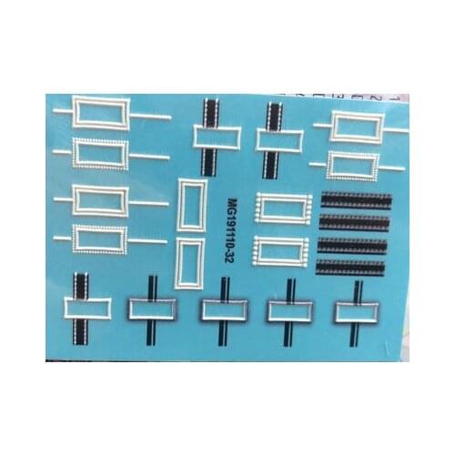 2020 Fashion New Style 6d diy Traceless Cubic Engraved Geometry Patterns Empaistic Embossment Bosso-relievo Nail Stickers Gifts