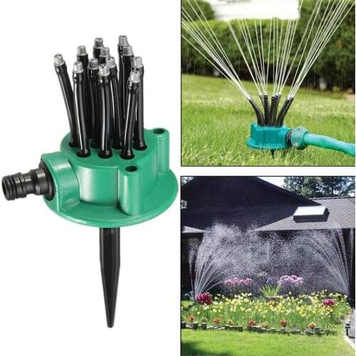 360 Degree Automatic Garden Sprinklers Watering Grass Lawn Rotary Nozzle Rotating Water Sprinkler System Garden Supplies