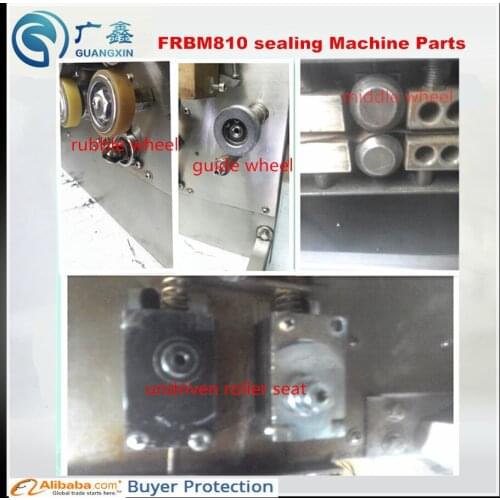 Free shipping for sealing machine of FRBM810 Guide wheel,rubble wheel,Middle wheel,sealing spare parts