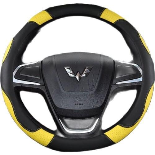 Car Steering Wheel Cover 38CM Sport Auto Steering Wheel Covers V70 f20 207 cubre volante cupra priora touran niva