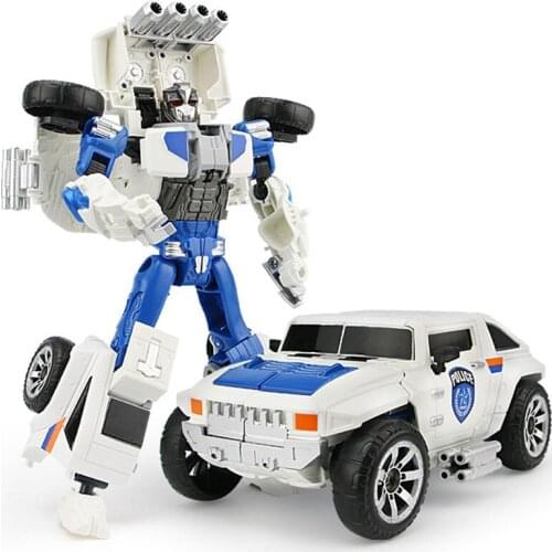 5 in 1 Transformation Anime Toys Boy Cool City Secure Team Action Figure Robot Car Helicopter Aircraft tank Model Alloy Kid Toy