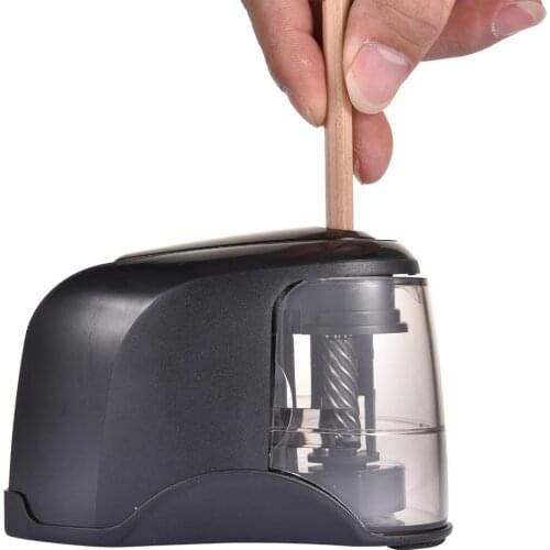 Electric Pencil Sharpener Protable Pencil Sharpener Heavy Helical Steel Blade For Student Kids Pencils For School Supplies