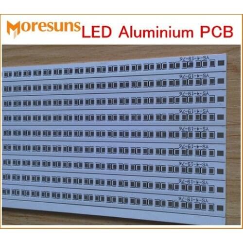 Gerber file Aluminum Based Printed Circuit Board LED Aluminum PCB board Assembly for LED Soldering LED PCBA