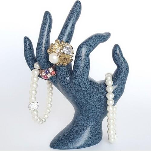 Resin Female OK Mannequin Dummy Hand Model Bracelet Ring Watch Display Stand Jewelry Holder Prop Decor 3 Colors