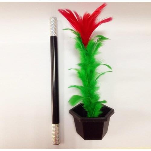 Comedy Magic Funny Flower Wand Trick Show Prop Party Celebration Magician Tools