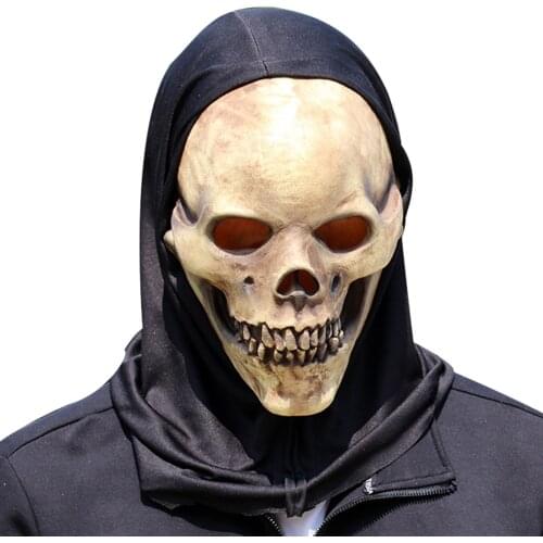 Halloween Masks For Adults Terror Scary Costume For Adults Halloween Props Party Latex Full Head Mask Zombie Cosplay Props