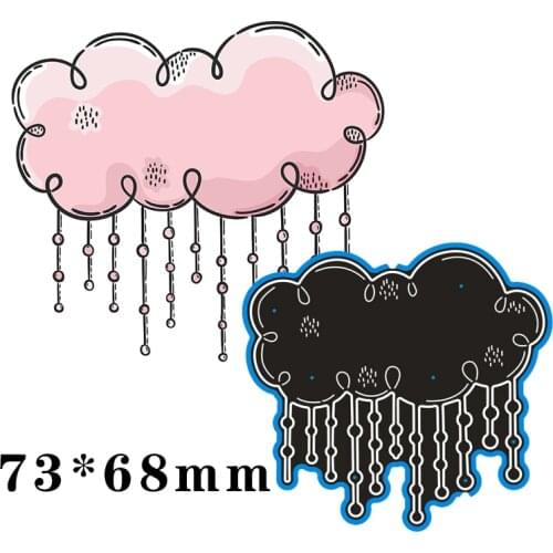 Metal Cutting Dies Cloud For Card DIY Scrapbooking stencil Paper Craft Album template Dies 73*68mm
